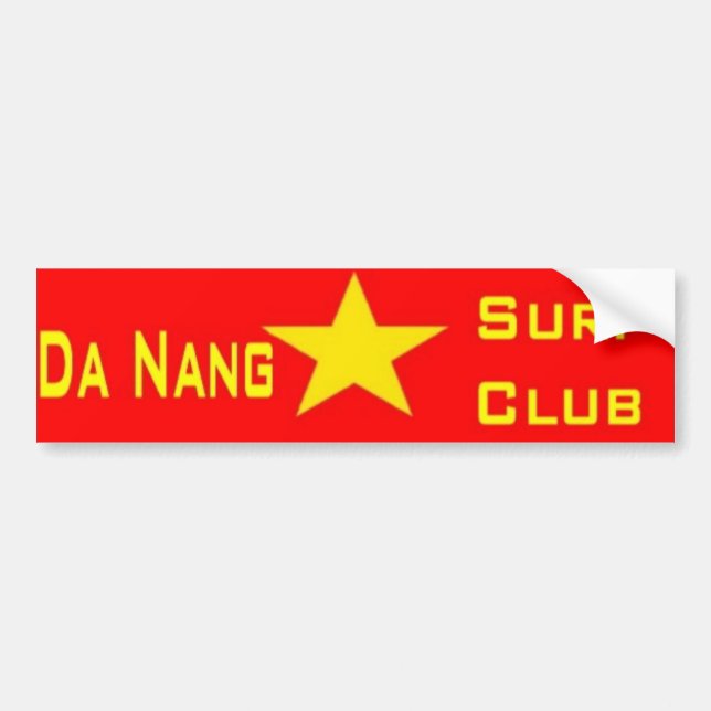 Da Nang Surf Club Bildekal (Framsidan)