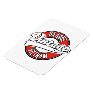 Da Nang vietnam retro logotyp Magnet
