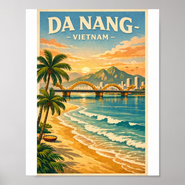 da nang vietnam retro resor 2026 poster (Framsidan)