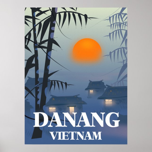 Da Nang Vietnam Travel-affisch Poster (Framsidan)