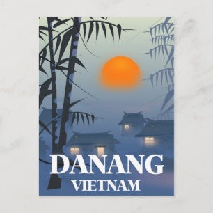 Da Nang Vietnam Travel-affisch Vykort