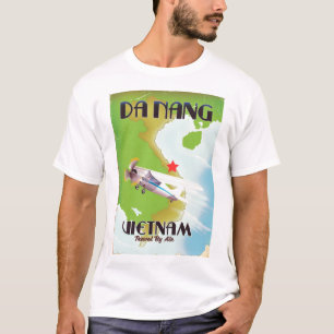Da Nang Vietnam vintage resemålning affisch Tröja