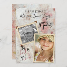 Då och Nu Examen Antika Fotoramar