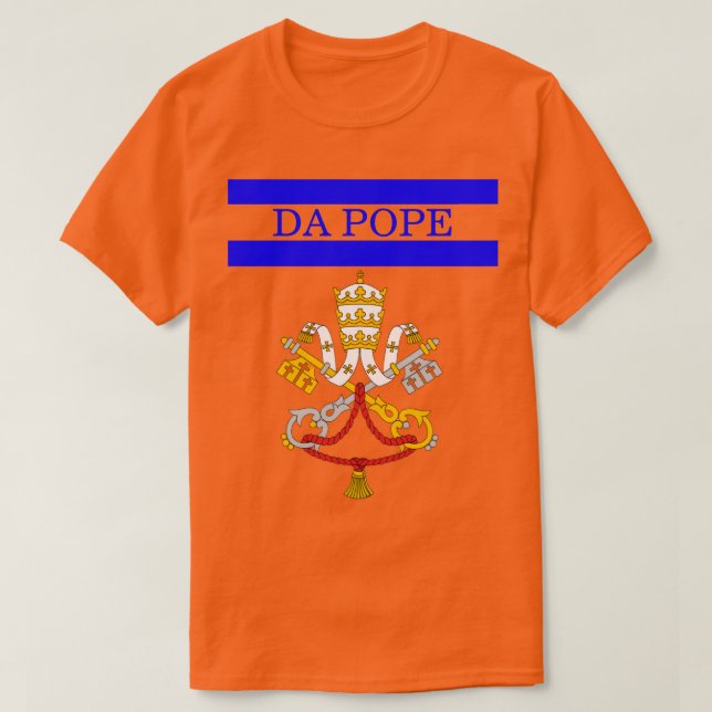DA Påven för segern  T Shirt (Design framsida)