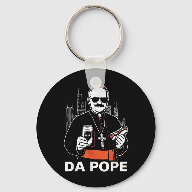 Da Pope America Pope Leo Xiv Nyckelring (Framsida)