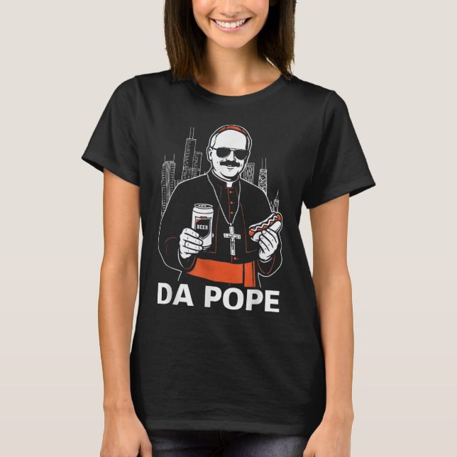 Da Pope America Pope Leo Xiv T Shirt (Framsida)