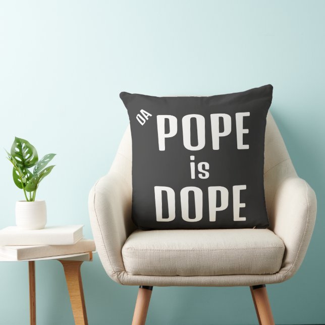 DA Pope är Dope Dekorativ kudde (Stol)