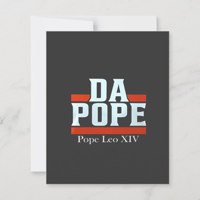 Da Pope from America Chicago Pope Leo XIV Provost (Framsida)