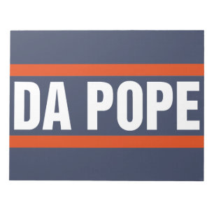 Da Pope from America Chicago Pope Leo XIV Provost Anteckningsblock