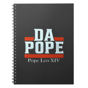 Da Pope from America Chicago Pope Leo XIV Provost Anteckningsbok