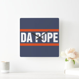 Da Pope from America Chicago Pope Leo XIV Provost Fyrkantig Klocka