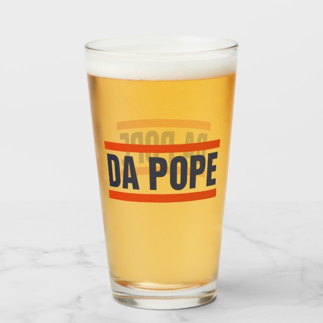 Da Pope from America Chicago Pope Leo XIV Provost Glaskopp (Baksida fylld)