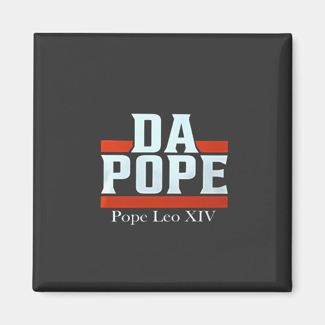 Da Pope from America Chicago Pope Leo XIV Provost Magnet (Framsidan)
