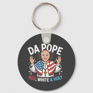 Da Pope from America Chicago Pope Leo XIV Provost Nyckelring