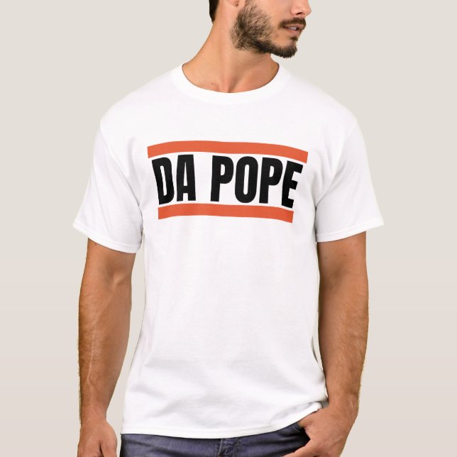 Da Pope from America Chicago Pope Leo XIV Provost T Shirt (Framsida)