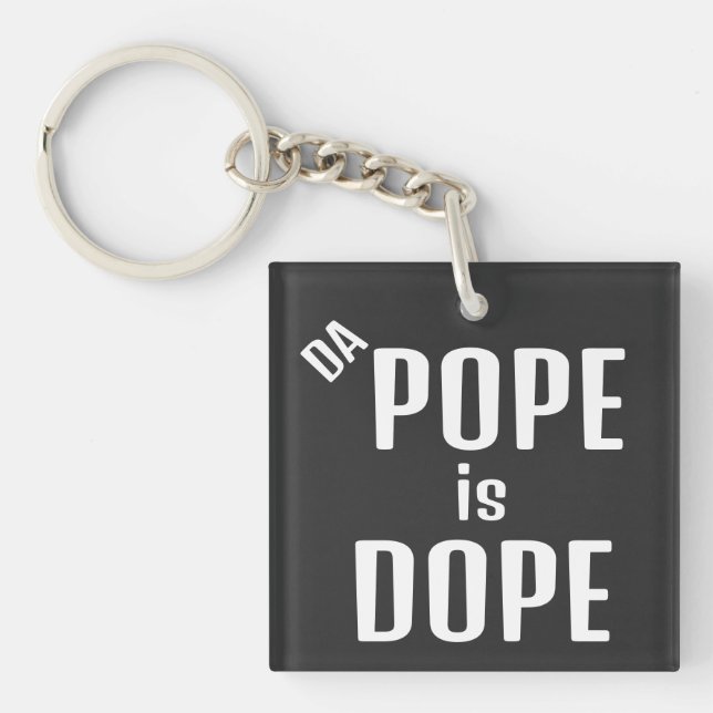 DA Pope is Dope Keychain (Framsidan)