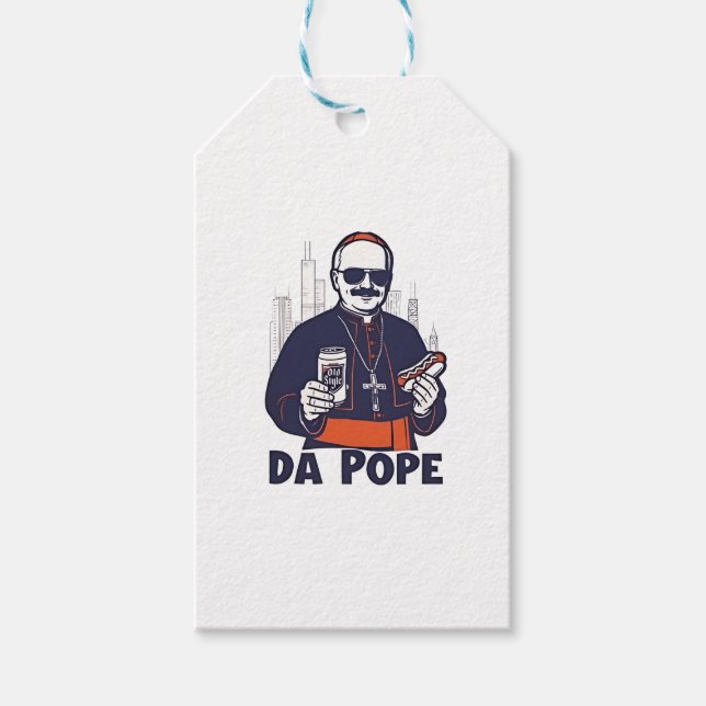 Da Pope Leo XIV Vatican 4:e juli USA Presentetikett (Framsidan)