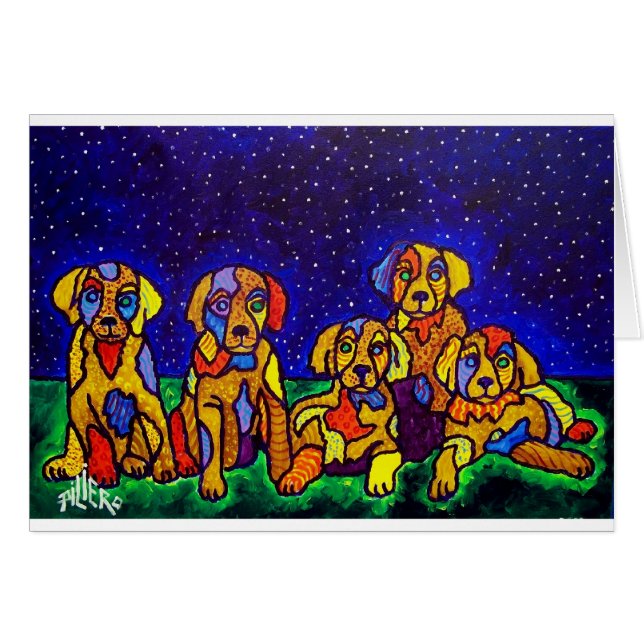 Da-valp Hälsningskort (Framsidan Horizontal)