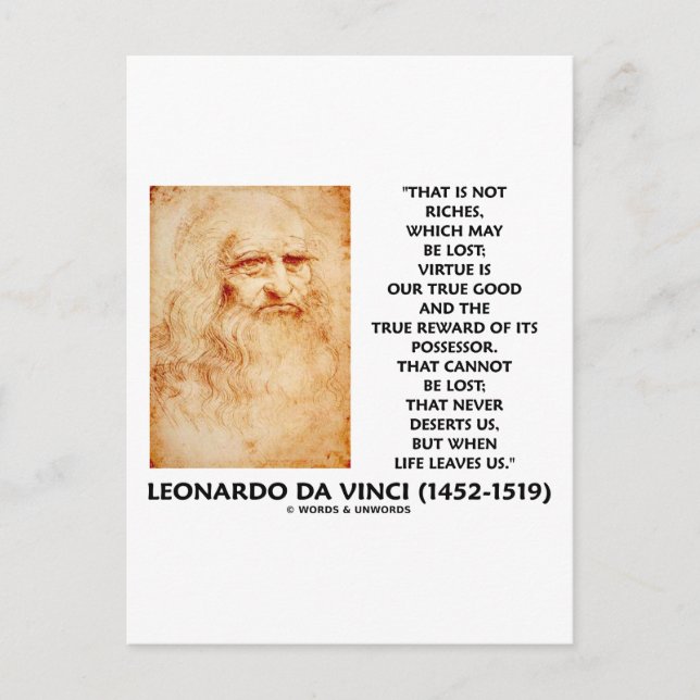 Da Vinci - Borttappad-virtualisering utan Riker är Vykort (Framsida)