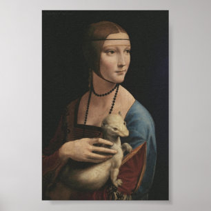 DA VINCI DAM MED ERMINE POSTER