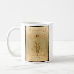 Da Vinci Dirt Bike Motocross Supercross Freestyle Kaffemugg