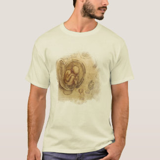 Da Vinci -- Embryot skissar Tee