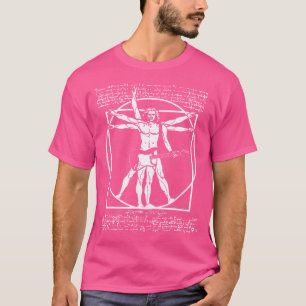 Da Vinci Guitar Man Vitruvian Man Guitarist T Shir Shirt