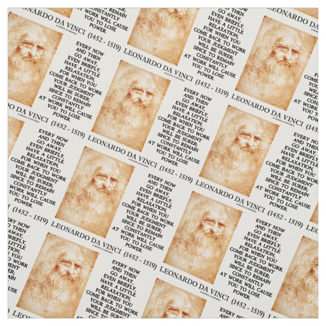 Da Vinci har lite en avkopplingarbetsdom Tyg (Provkarta)