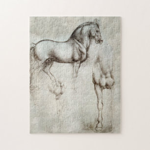 Da Vinci hästpussel Pussel