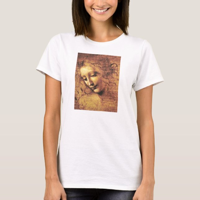 Da Vinci La Scapigliata T-shirt (Framsida)