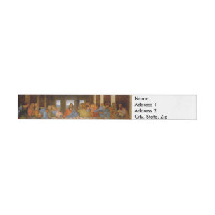 Da Vinci Last Supper Fine Art Classic Etikettband