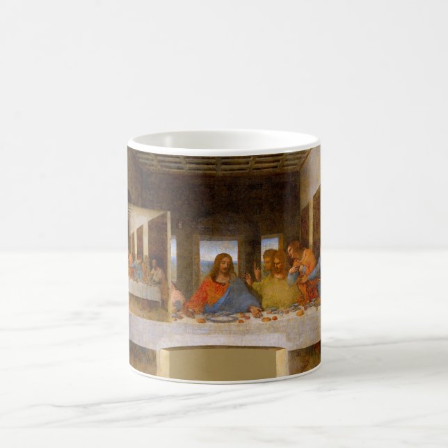 Da Vinci Last Supper Fine Art Classic Kaffemugg (Center)