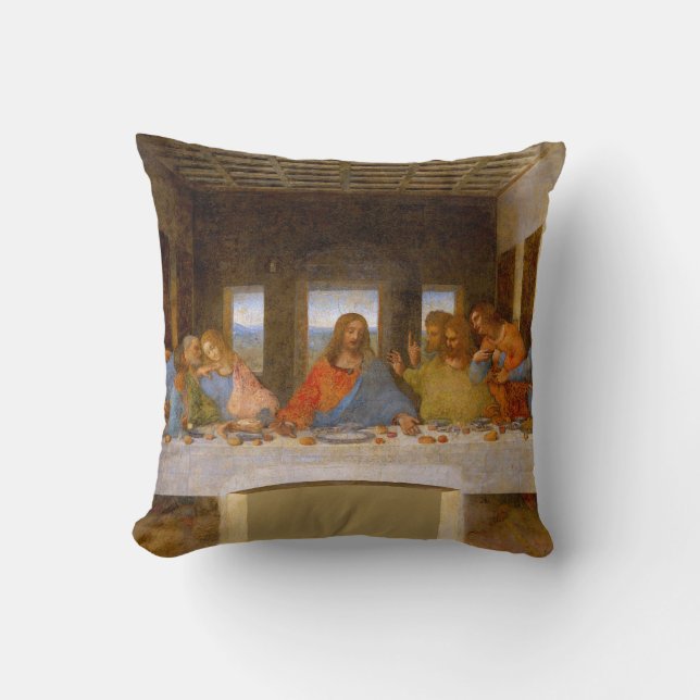 Da Vinci Last Supper Fine Art Classic Kudde (Framsida)