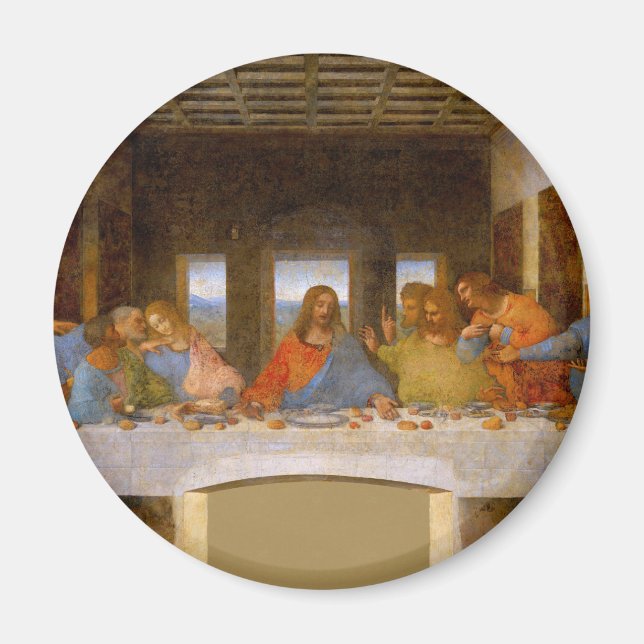 Da Vinci Last Supper Fine Art Classic Magnet (Framsidan)