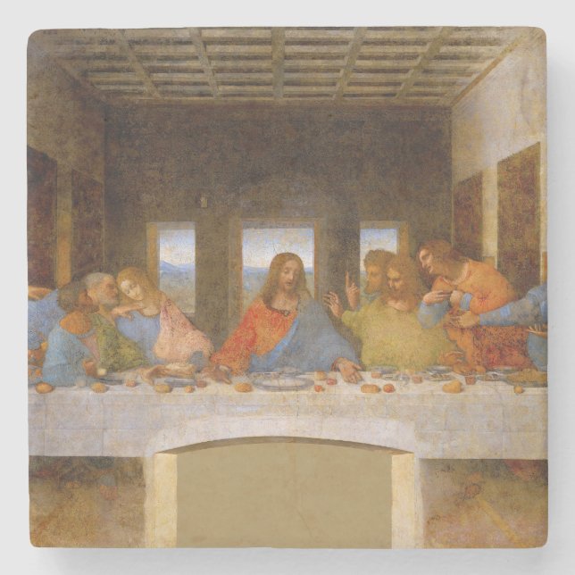 Da Vinci Last Supper Fine Art Classic Stenunderlägg (Framsidan)