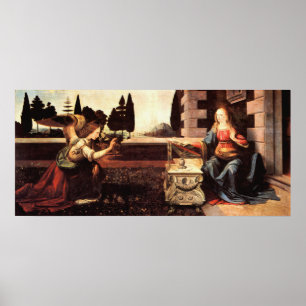 Da Vinci, Leonardo - Annunciation Poster