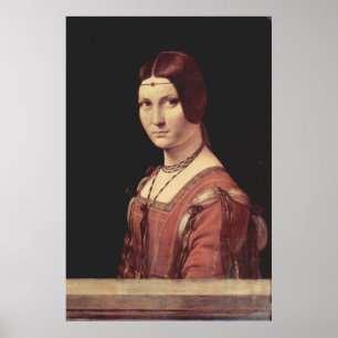 Da Vinci Leonardo - Labelleferronnière Poster