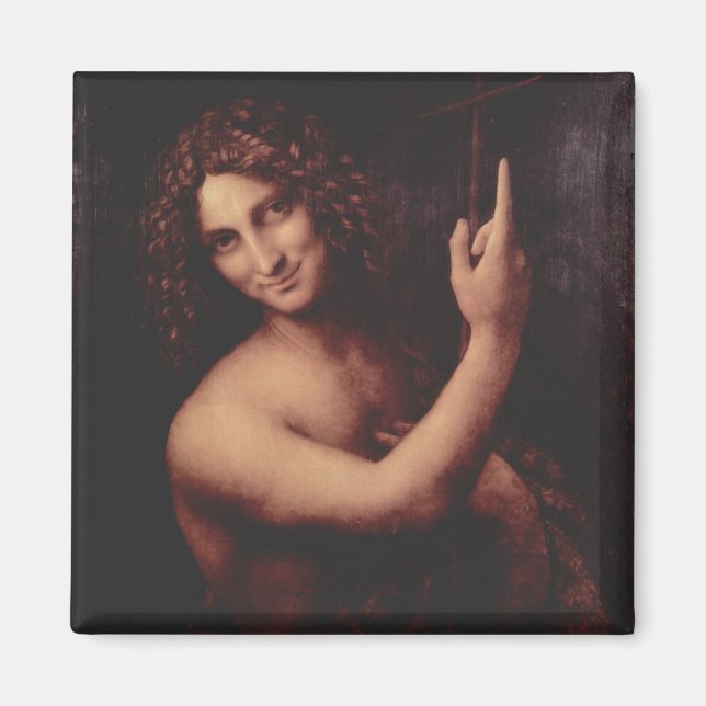 Da Vinci, Leonardo - St John the Baptist Magnet (Framsidan)