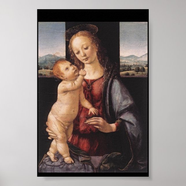 DA VINCI MADONNA OCH BARN POSTER (Framsidan)