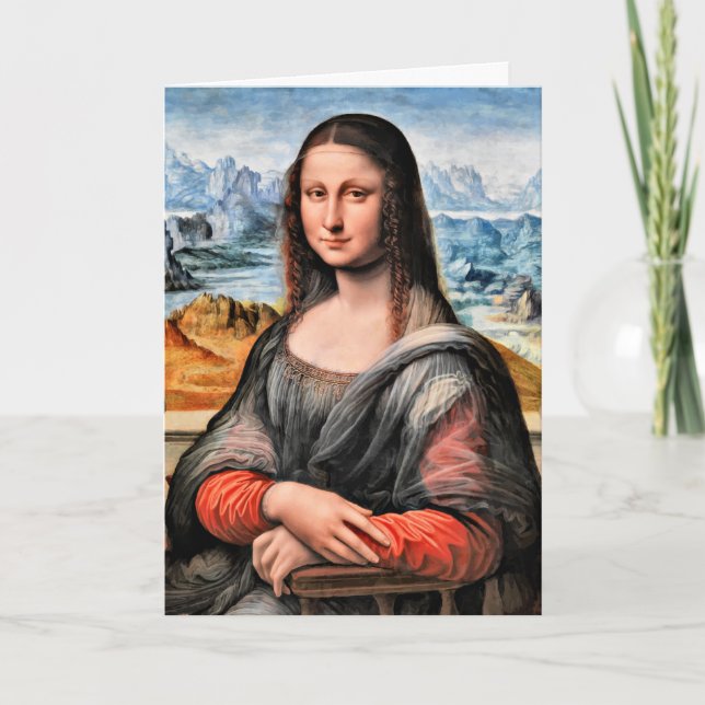 Da Vinci - Mona Lisa, global berömd Kort (Framsida)