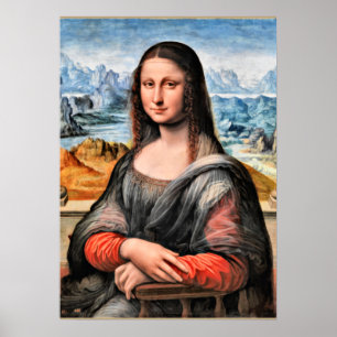 Da Vinci - Mona Lisa, global berömd Poster