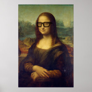 Da Vinci Mona Lisa i kall Poster