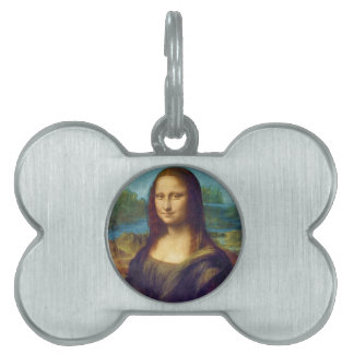 Da Vinci: Mona Lisa Namnbricka Husdjur