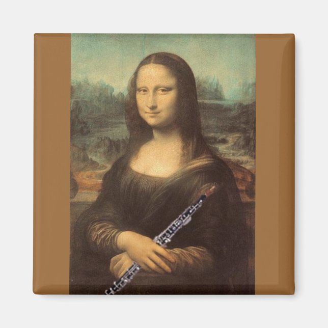 Da Vinci, Mona Lisa och Oboe Magnet (Framsidan)