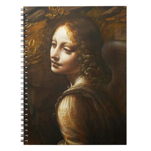 Da Vinci oskuld av stenängelanteckningsboken Anteckningsbok (Framsidan)
