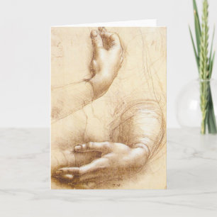 Da Vinci räcker hälsningkortet Kort