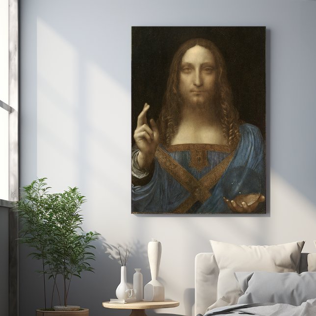Da Vinci, Savior of the World, Salvator Mundi Poster (Skapare uppladdad)