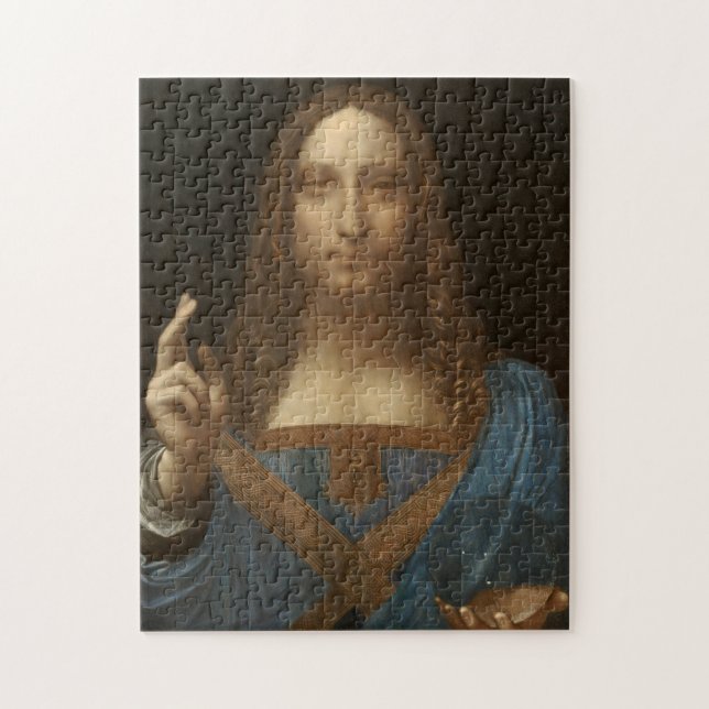 Da Vinci, Savior of the World, Salvator Mundi Pussel (Vertikal)