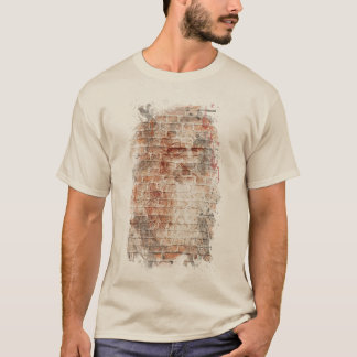 da Vinci Självporträtt om Brick Wall T Shirt