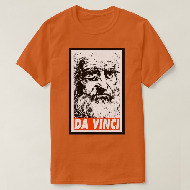DA VINCI T SHIRT (Design framsida)